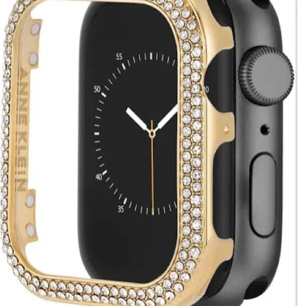 Apple Watch Protective Bumper - Gold Crystals 44mm